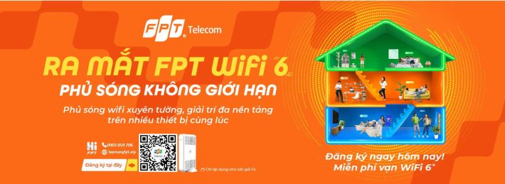 lắp Wifi 6 FPT Long Xuyên