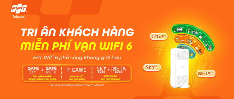 lắp đặt wifi 6 FPT