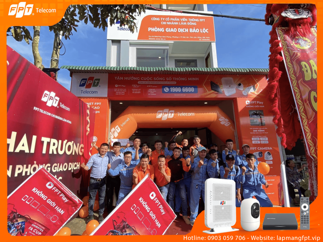 Lắp đặt wifi 6 FPT Bảo Lộc Lâm Đồng